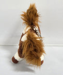 Ty Beanie Baby (Metal Key Clip) - Thunderbolt the Brown & White Horse