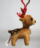 Ty Beanie Baby (Plastic Key Clip) - Tinsel the Reindeer