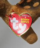 Ty Beanie Baby (Plastic Key Clip) - Tinsel the Reindeer
