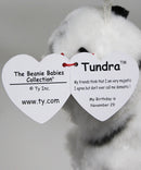 Ty Beanie Baby (Plastic Key Clip) - Tundra the White Bengal Tiger
