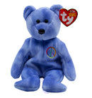 Ty Beanie Baby: Peace the Bear - Open