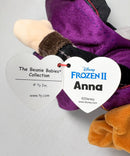 Ty Buddy - Anna from Frozen II Doll, Large, Glitter Eyes, Disney Sparkle