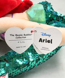 Ty Buddy - Ariel The Little Mermaid Doll, Large, Glitter Eyes, Disney Sparkle