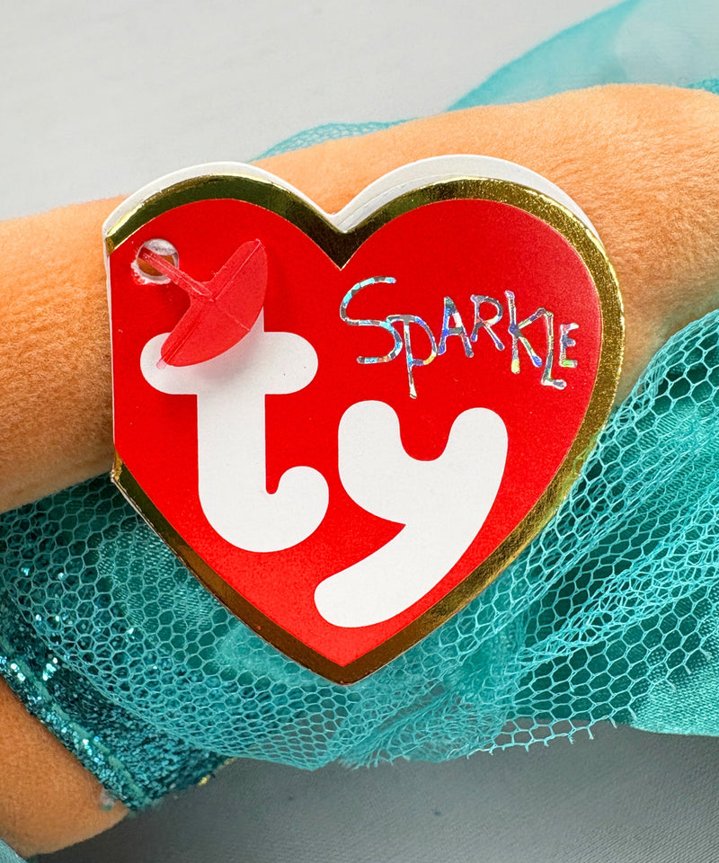 Ty Buddy - Jasmine from Aladdin Doll, Large, Glitter Eyes, Disney Sparkle