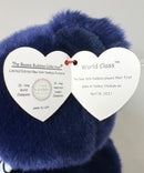 Ty Buddy - World Class the Teddy Bear (Yankees logo right foot), (10"), New York Yankees