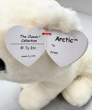 Ty Classic - Arctic the Polar Bear, Medium (9"), Glitter Eyes