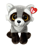Ty Classic - Bandit the Gray Raccoon, (9"), Glitter Eyes