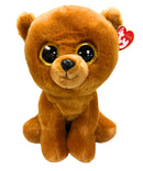 Ty Classic - Brownie the Brown Bear, Medium (8"), Glitter Eyes
