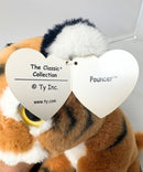 Ty Classic - Pouncer the Orange Tiger Cub, (7")