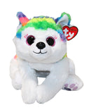 Ty Classic - Robin the Rainbow Wolf, Medium (14"), Great Wolf Lodge Exclusive