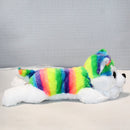 Ty Classic - Robin the Rainbow Wolf, Medium (14"), Great Wolf Lodge Exclusive