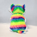 Ty Classic - Robin the Rainbow Wolf, Medium (14"), Great Wolf Lodge Exclusive