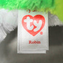 Ty Classic - Robin the Rainbow Wolf, Medium (14"), Great Wolf Lodge Exclusive