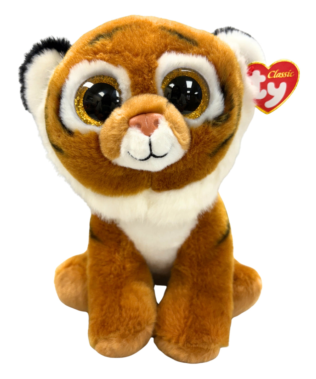 Tiggs Insect Ty Classic - Tiggs the Bengal Tiger, Medium, Glitter Eyes, Classics