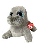 Ty Classic - Wiggy the Gray Seal, (8"), Glitter Eyes
