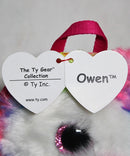 Ty Gear- Owen the Owl, Glitter Eyes, Wristlet purse