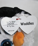 Ty Gear- Waddles the Penguin, Glitter Eyes, Wristlet purse