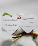 Ty Jingle Beanies - 1998 Holiday Teddy