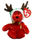 Ty Jingle Beanies - 2002 Holiday Teddy Red