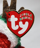 Ty Jingle Beanies - 2002 Holiday Teddy Red