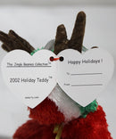 Ty Jingle Beanies - 2002 Holiday Teddy Red