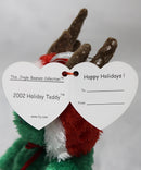 Ty Jingle Beanies - 2002 Holiday Teddy Green