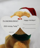 Ty Jingle Beanies - 2003 Holiday Teddy