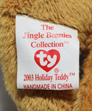 Ty Jingle Beanies - 2003 Holiday Teddy