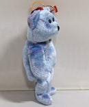 Ty Jingle Beanie - Clubby II the Teddy Blue & Purple Bear