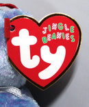 Ty Jingle Beanie - Clubby II the Teddy Blue & Purple Bear