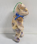 Ty Jingle Beanie - Clubby III the Gold with Blue Teddy Bear