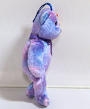 Ty Jingle Beanie - Clubby IV the Teddy Purple & Blue