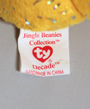 Ty Holiday Baby Beanie - Decade the Gold Teddy Bear