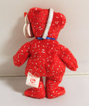 Ty Holiday Baby Beanie - Decade the Red Teddy Bear