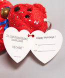 Ty Holiday Baby Beanie - Decade the Red Teddy Bear