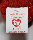 Ty Jingle Beanies - Gift Red, "Peace", Hallmark Gold Crown Exclusive