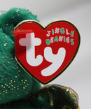 Ty Jingle Beanies - Gift Green, "Joy", Hallmark Gold Crown Exclusive