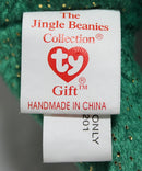 Ty Jingle Beanies - Gift Green, "Joy", Hallmark Gold Crown Exclusive