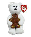 Ty Jingle Beanies - Goody the Polar Bear with Gingerbread Man
