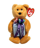 Ty Jingle Beanies - Happy Birthday Brown Bear With Gift