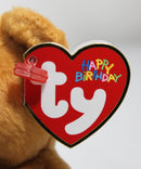 Ty Jingle Beanies - Happy Birthday Brown Bear With Gift