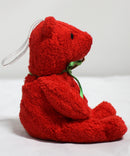Ty Jingle Beanies - Mistletoe the Red Christmas Bear