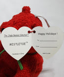 Ty Jingle Beanies - Mistletoe the Red Christmas Bear