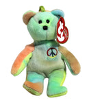 Ty Jingle Beanies - Peace the Tie-Dye Bear