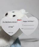 Ty Jingle Beanies - Star the Angel Bear