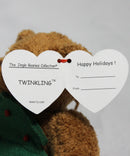 Ty Jingle Beanies - Twinkling the Bear With a Christmas Tree