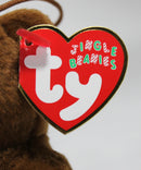 Ty Jingle Beanies - Yummy the Bear With Peppermint