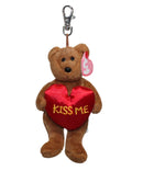 Ty Valenteenies (Key Clip) - Kiss Me! the Valentine's Teddy Bear