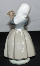 Nao by Lladró Figurine: 120 Girl Holding Lamb