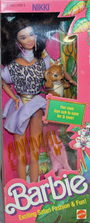 1988 Animal Lovin' Nikki Barbie With Lion Cub (1352)